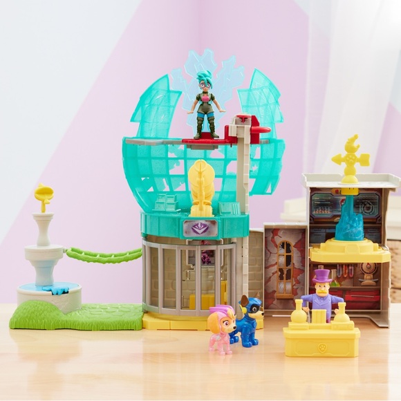 PAW PATROL- The Mighty Movie, Observatory Playset, with figures. NEW - Picture 9 of 14